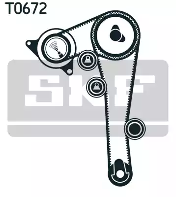 VKMA92516 SKF Комплект ремня ГРМ