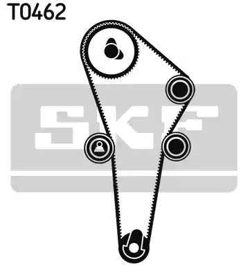 VKMA94609 SKF Комплект ремня ГРМ