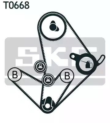 VKMA95014 SKF Комплект ГРМ