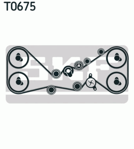 VKMA98115 SKF Комплект ГРМ