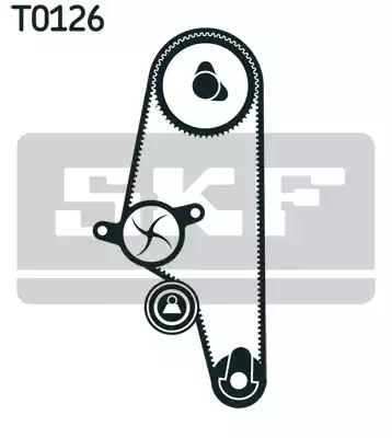 VKMC01106-2 SKF Комплект ГРМ с водяным насосом