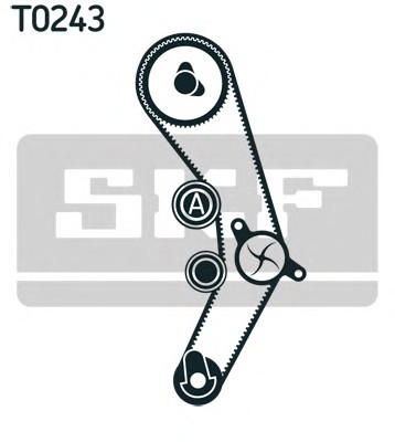 Комплект ремня ГРМ с помпой SKF VKMC01170-1