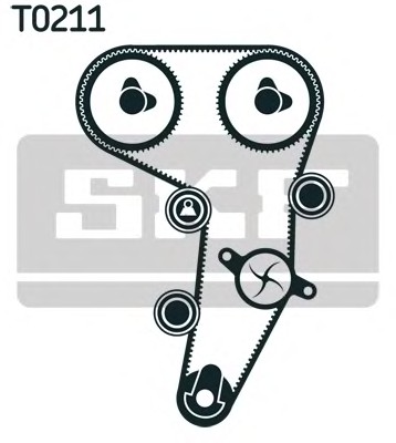 VKMC01259-1 SKF Комплект ремня ГРМ