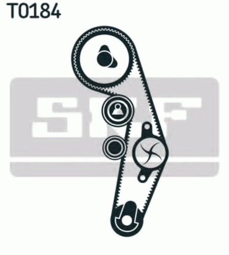 Комплект ГРМ (с помпой) SKF VKMC01942