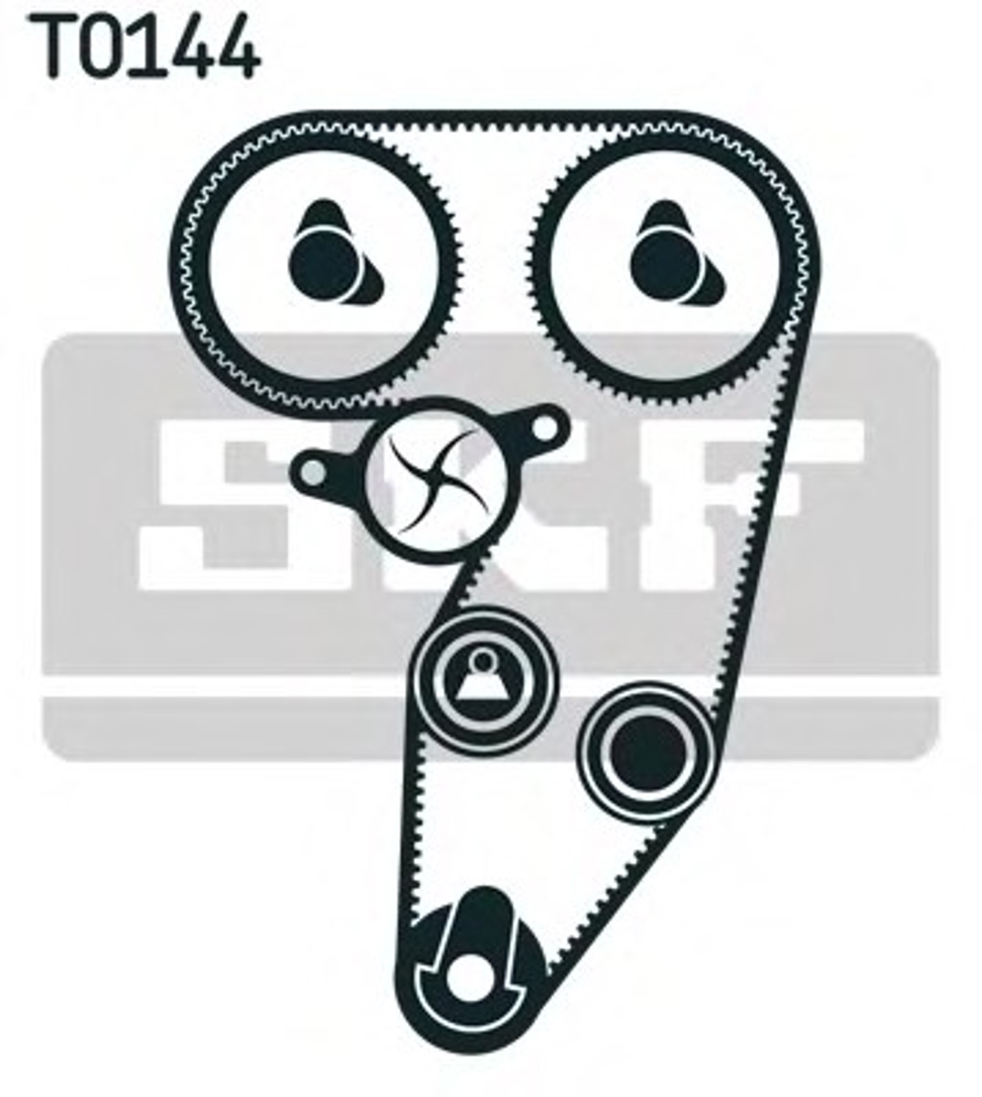 Комплект грм с водяным насосом SKF VKMC02181