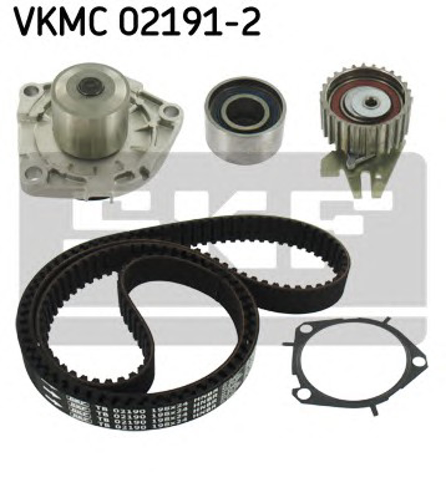 Комплект грм с водяным насосом SKF VKMC02191-2