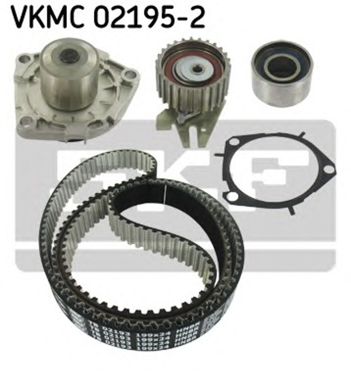 Комплект грм с водяным насосом SKF VKMC02195-2