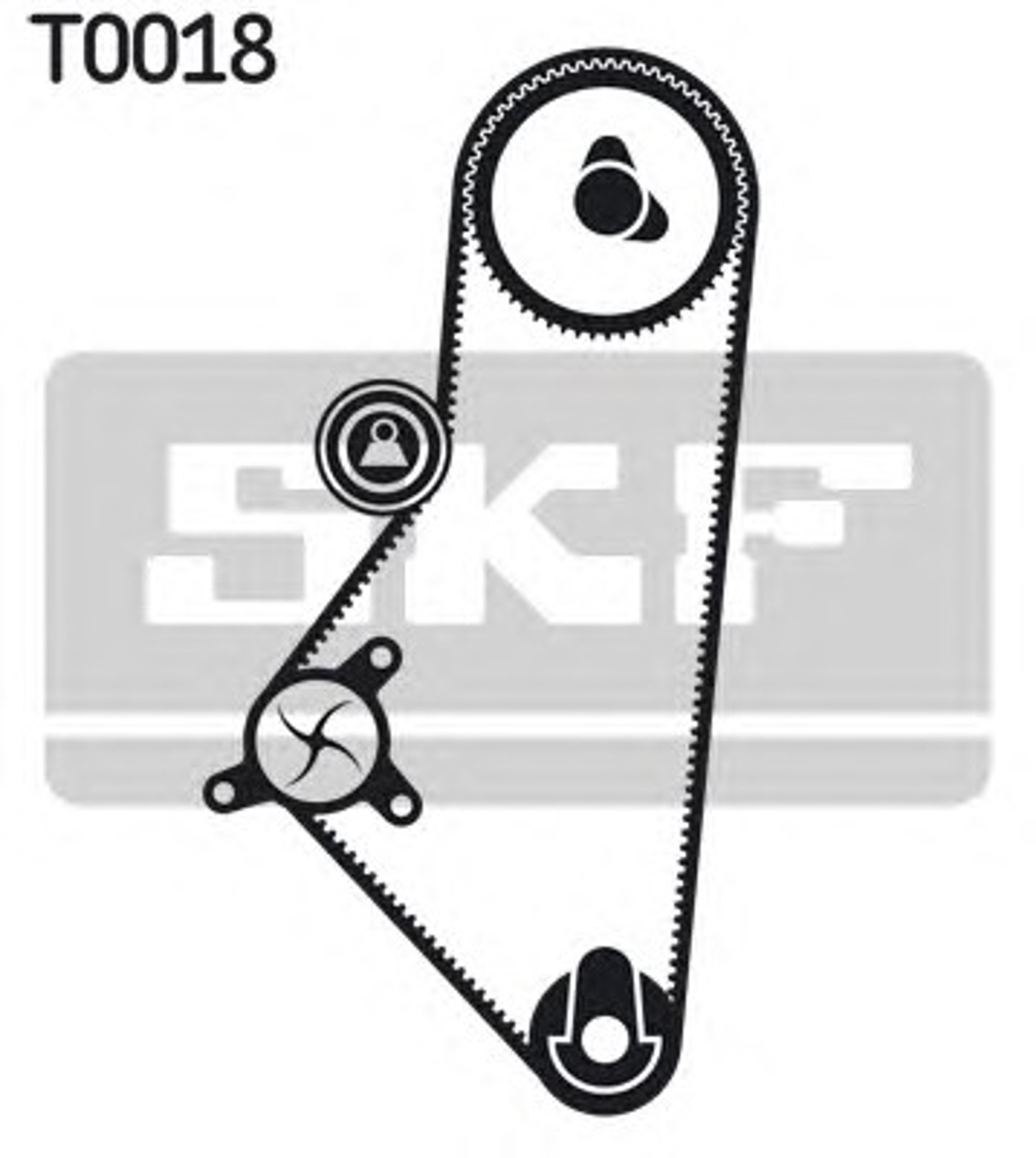 Комплект грм SKF VKMC03201-2
