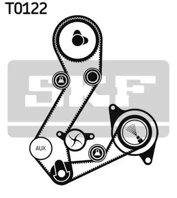 VKMC04107-3 SKF Комплект ГРМ с водяным насосом