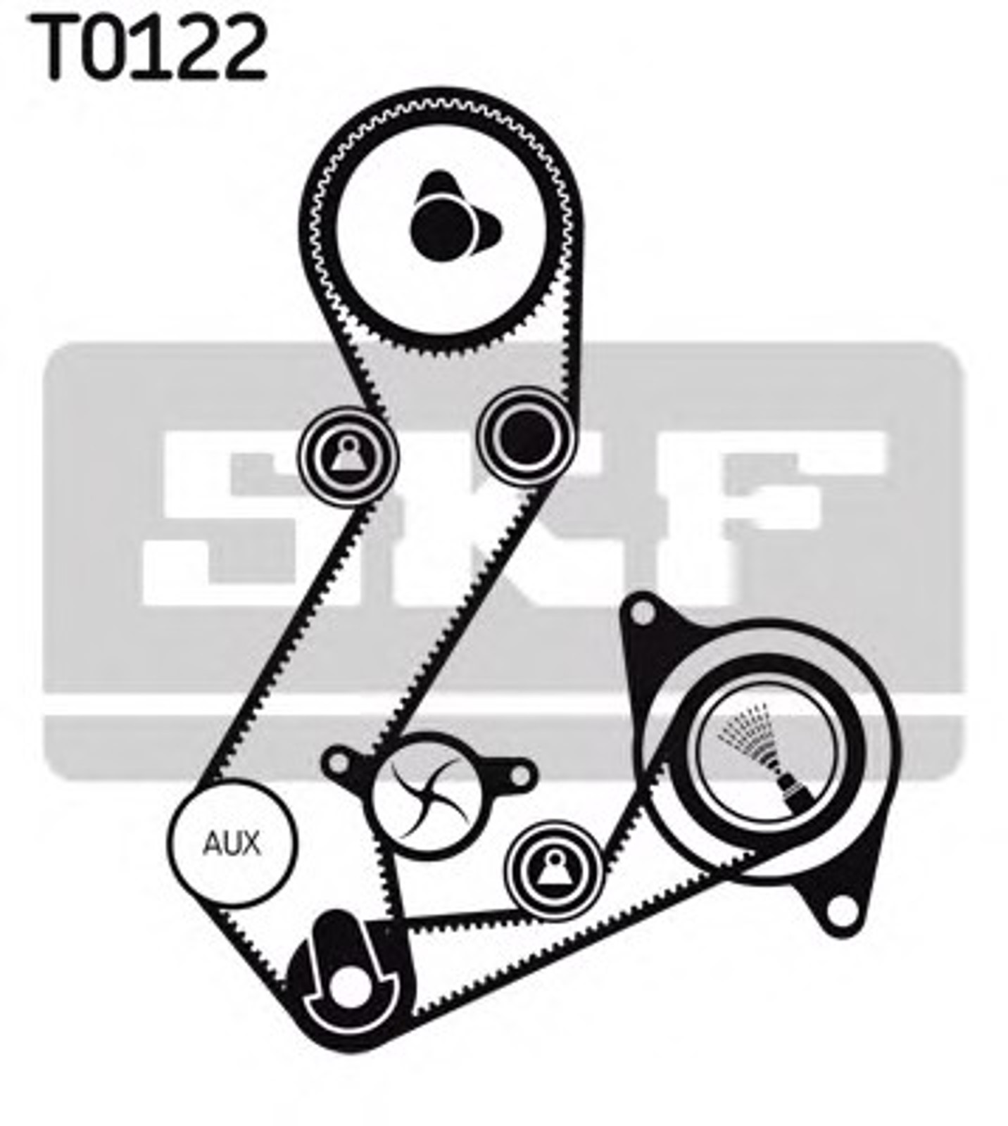 Комплект грм с водяным насосом SKF VKMC04107-1