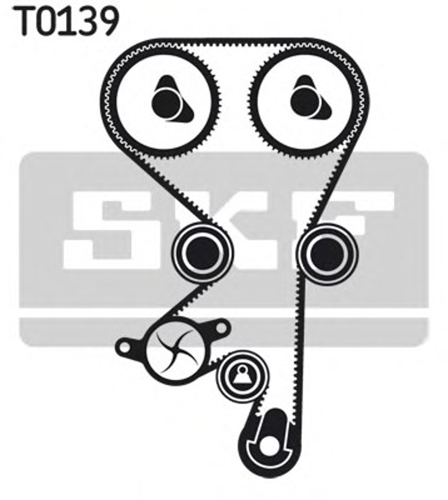 Комплект грм с водяным насосом SKF VKMC05140