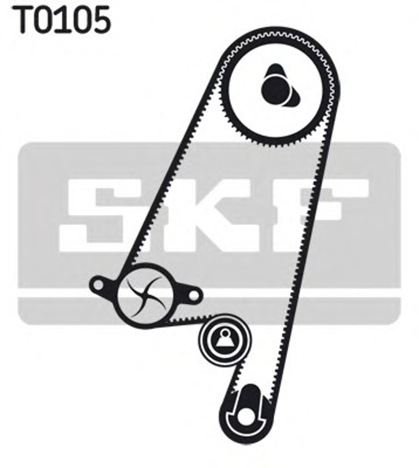 Комплект грм с водяным насосом SKF VKMC05402