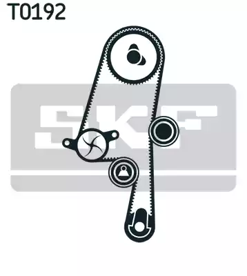 VKMC06220 SKF Комплект ремня ГРМ