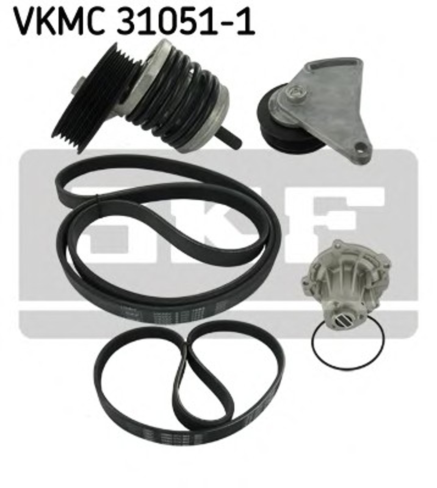Комплект поликлинового ремня SKF VKMC31051-1
