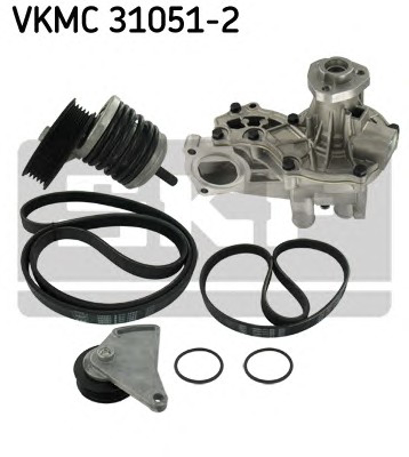 Комплект поликлинового ремня SKF VKMC31051-2