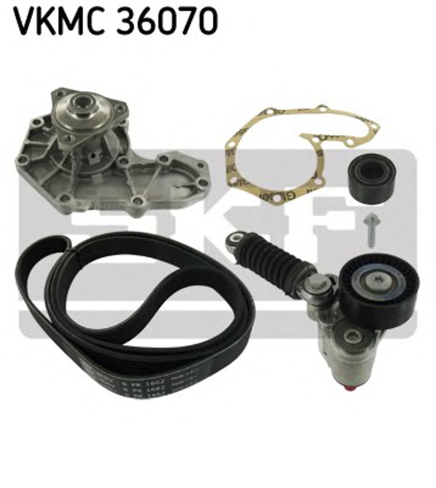Комплект поликлинового ремня SKF VKMC36070
