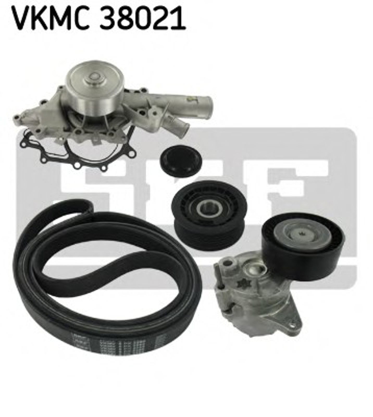 Комплект поликлинового ремня SKF VKMC38021