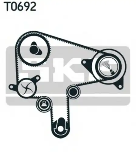 Комплект грм (с помпой) SKF VKMC94919-1
