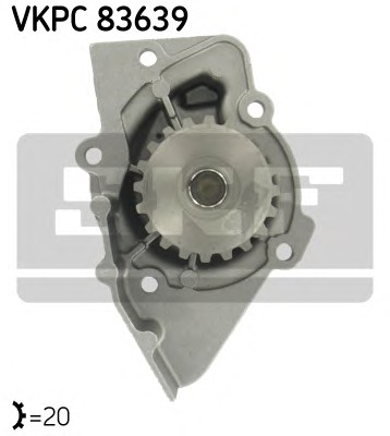 Водяная помпа SKF VKPC83639