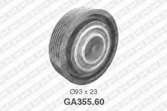 Ролик поликлинового ремня SNR GA355.60