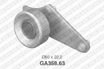 Ролик натяжной поликлинового ремня SNR GA358.63