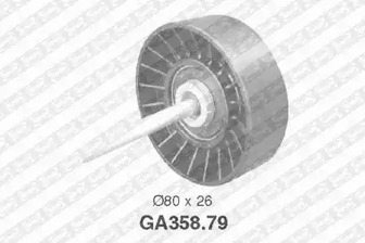 Ролик поликлинового ремня SNR GA358.79