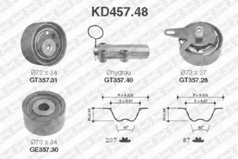 Ремкомплект привода ГРМ SNR KD457.48