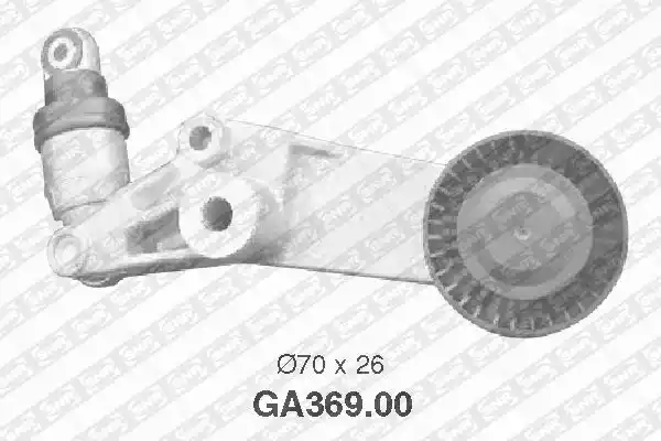 GA369.00 SNR Ролик натяжной поликлинового ремня