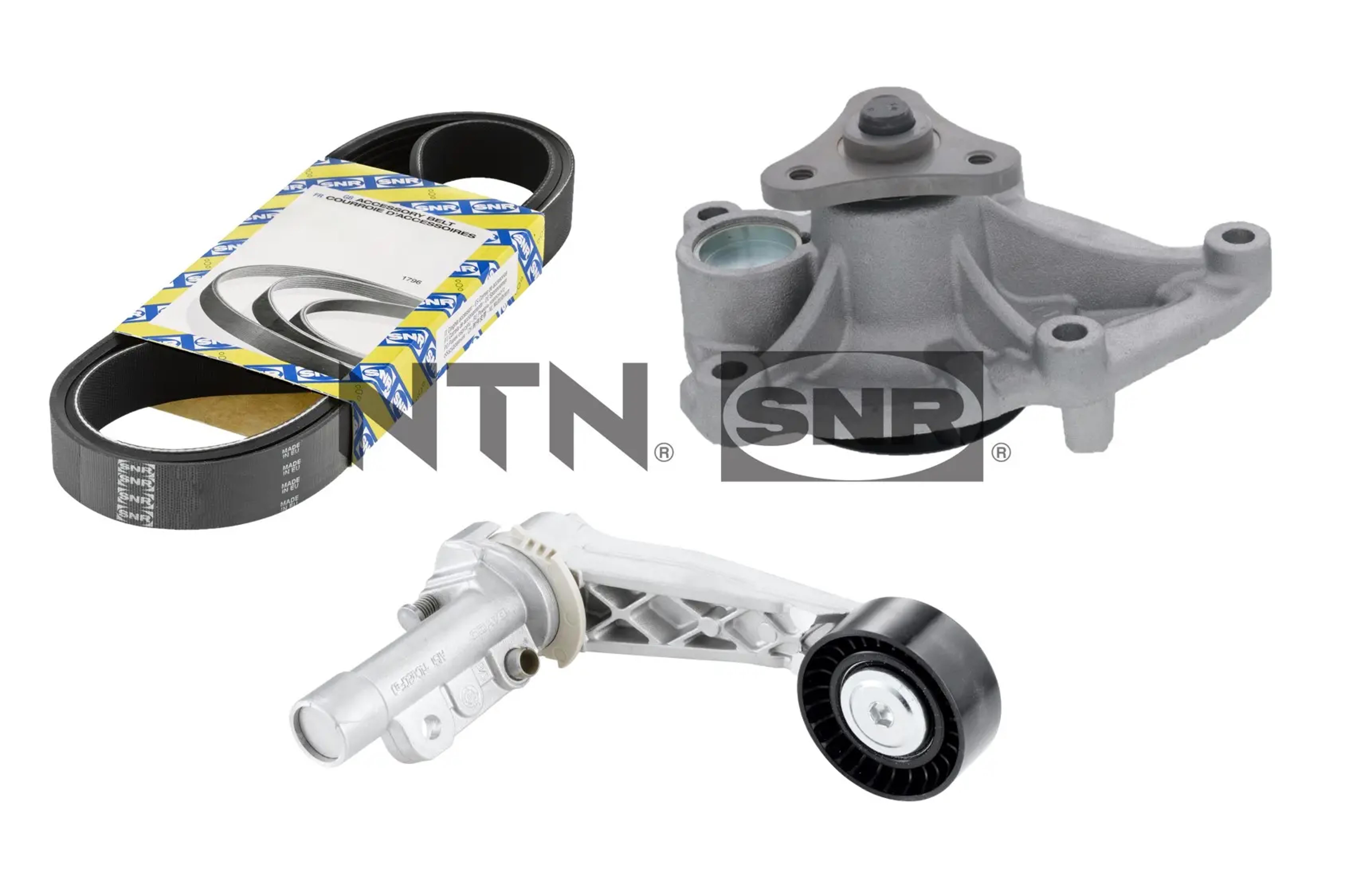 Комплект поликлинового ремня SNR KAP859.400