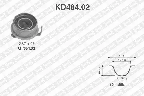 KD48402 SNR Комплект ГРМ