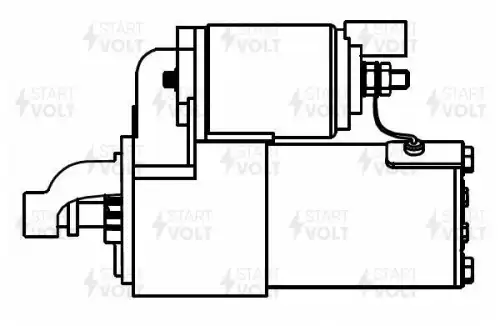 Стартер z11 0.9квт СТАРТВОЛЬТ LST 0810