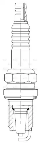 VSP 0116 СТАРТВОЛЬТ VSP 0116_свеча зажигания!\ Lada 1117-1119 Калина 1.4i/1.6i