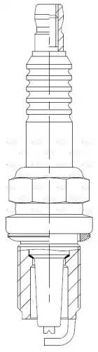 VSP 0311 СТАРТВОЛЬТ VSP 0311_свеча зажигания!зазор 1мм,с резистором,с медью, под ключ 16\ ГАЗ/УАЗ с дв. ЗМЗ-405/406/409