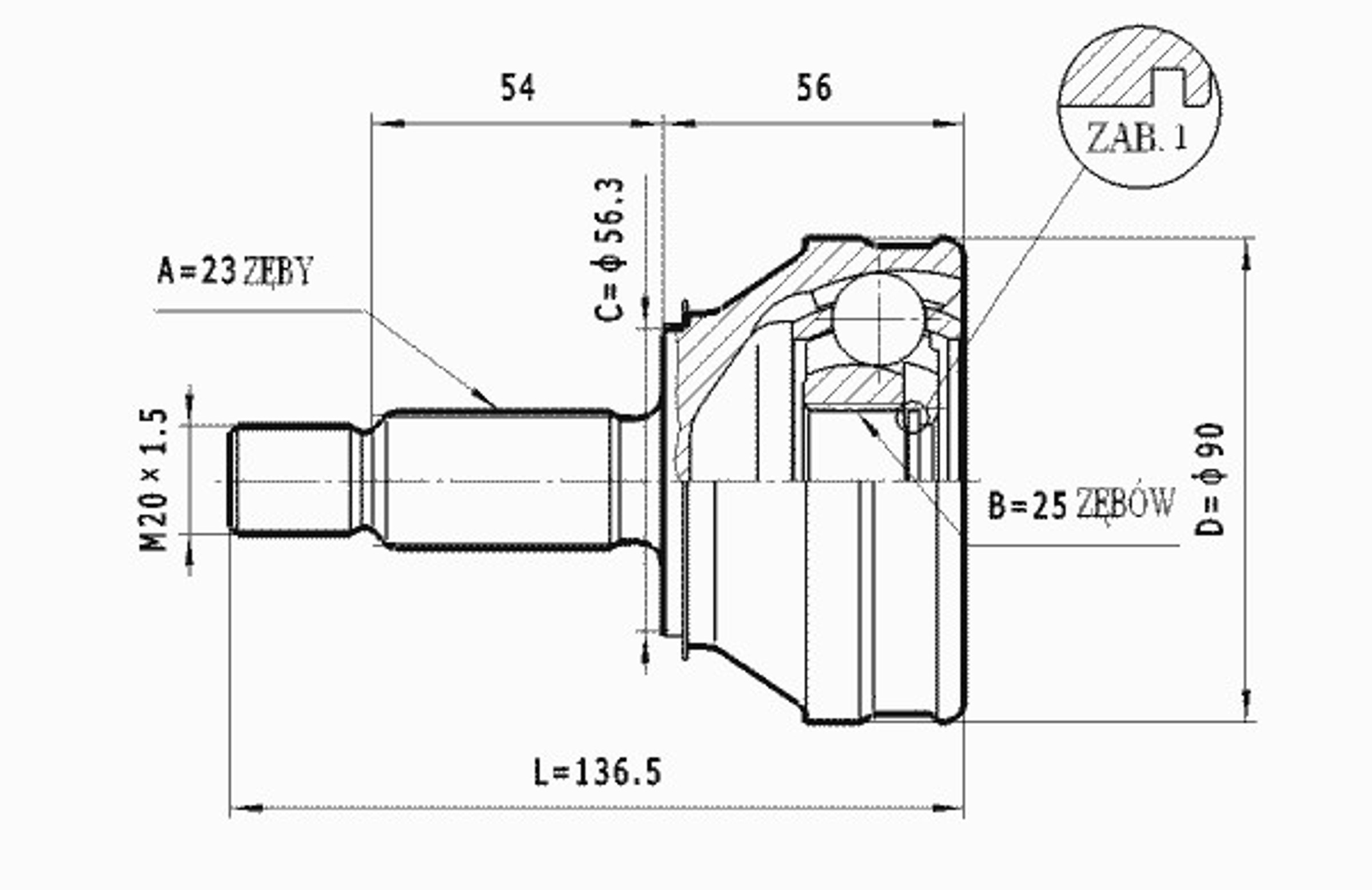 C.364 STATIM ШРУС