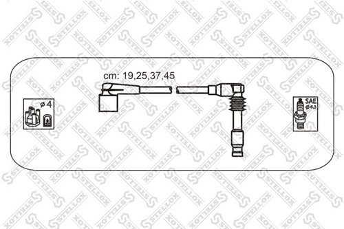 к-кт проводов STELLOX 10-38164-SX