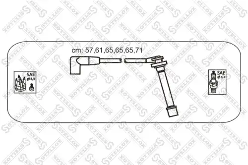 Провода зажигания STELLOX 10-38404-SX