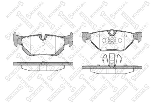 1156 000-SX STELLOX Колодки тормозные дисковые