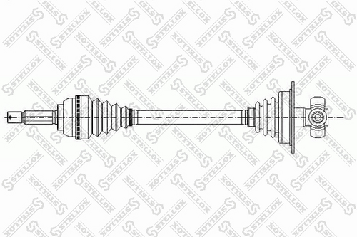 Полуось STELLOX 158 1014-SX