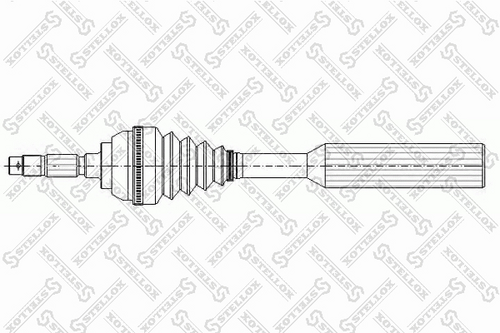 158 1053-SX STELLOX Полуось