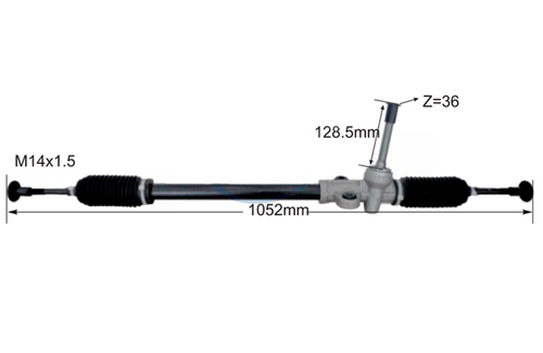 Рейка рулевая STELLOX 31-37270-SX