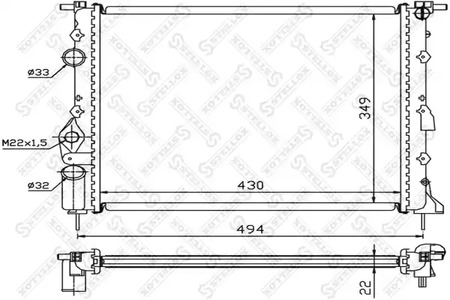 10-25040-SX STELLOX Запчасть