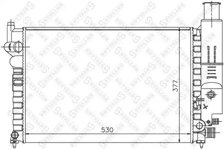 Радиатор системы охлаждения STELLOX 10-25083-SX