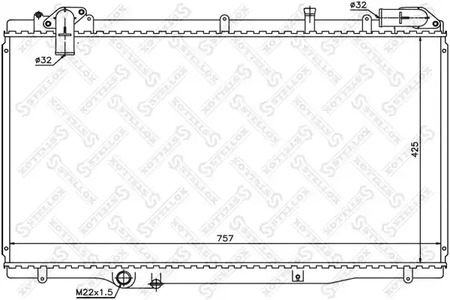 радиатор системы охлаждения STELLOX 10-25274-SX