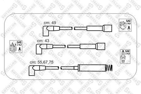 Провода зажигания STELLOX 10-32311-SX