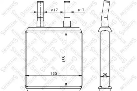 Радиатор EGR STELLOX 10-35072-SX