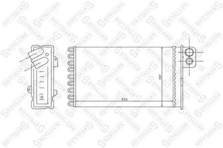 10-35092-SX STELLOX Радиатор печки