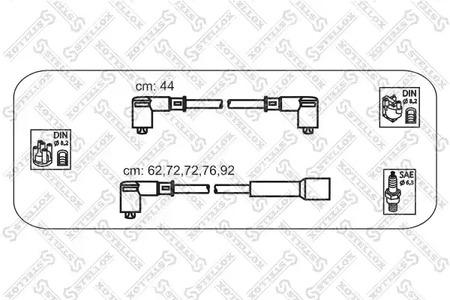 Комплект проводов STELLOX 10-38087-SX