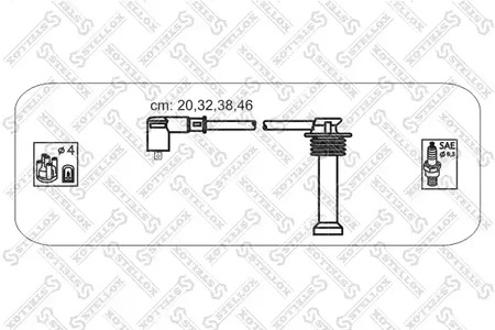 Комплект проводов STELLOX 10-38143-SX