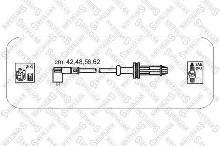 К-кт проводов STELLOX 10-38157-SX