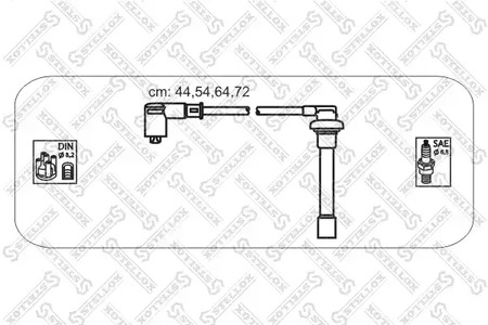 Комплект проводов STELLOX 10-38167-SX